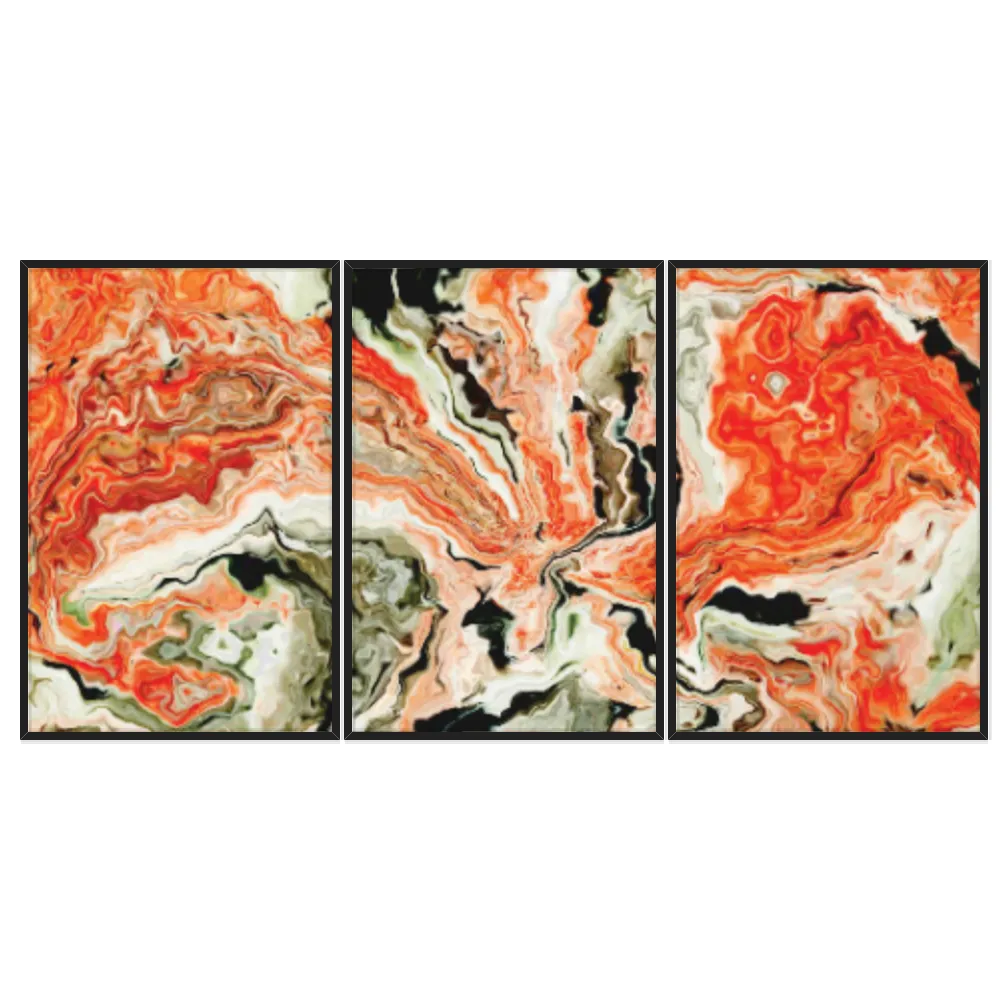Quadro Decorativo Mármore Vermelho