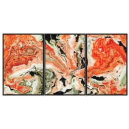 Quadro Decorativo Mármore Vermelho