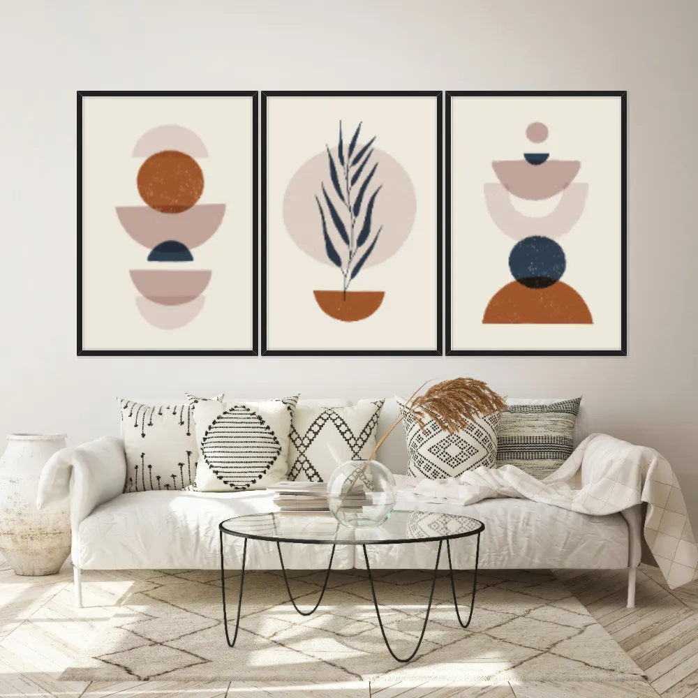 Kit Quadros Decorativos Boho