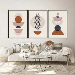 Kit Quadros Decorativos Boho