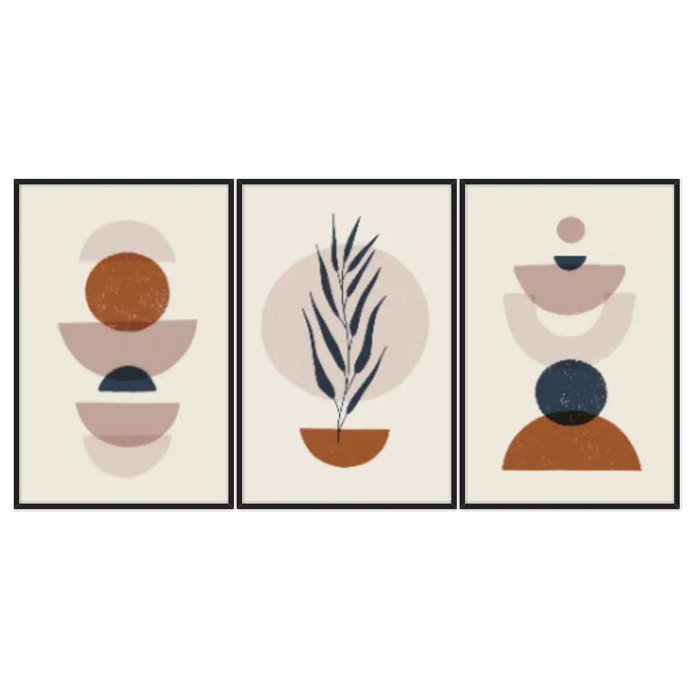 Kit Quadros Decorativos Boho