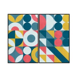 Kit Quadros Decorativos Geométrico