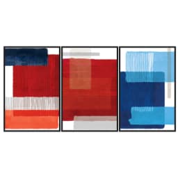 Kit Quadros Decorativos Pinceladas