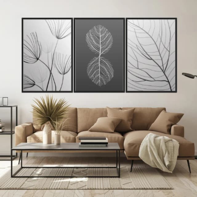 Kit Quadros Decorativos Tropical