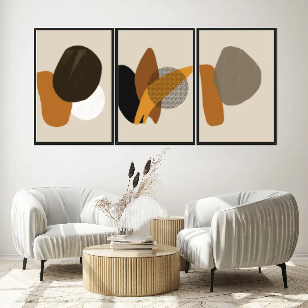 Kit Quadros Decorativos Formas