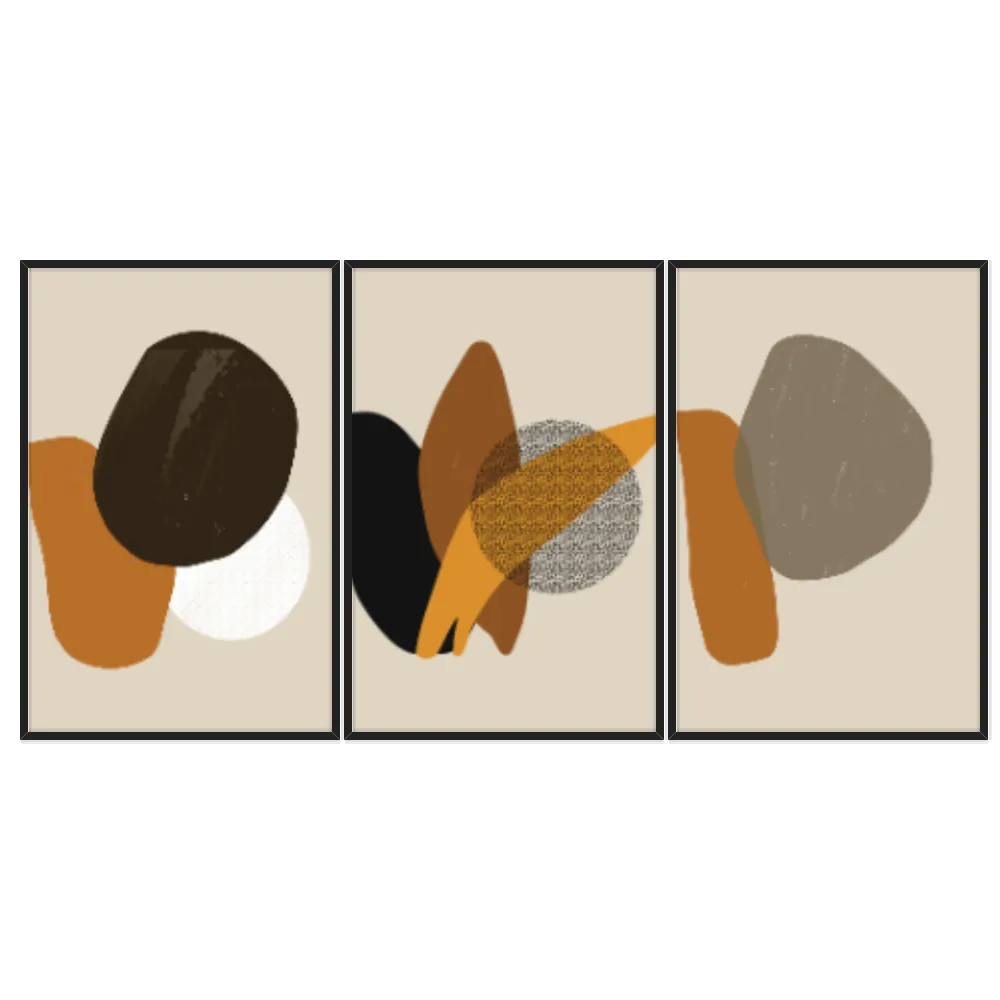 Kit Quadros Decorativos Formas