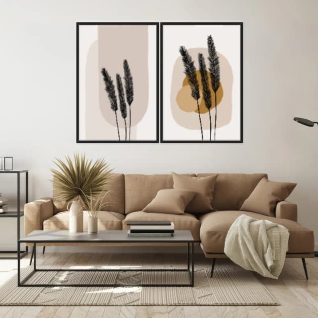 Kit Quadros Decorativos Tropical