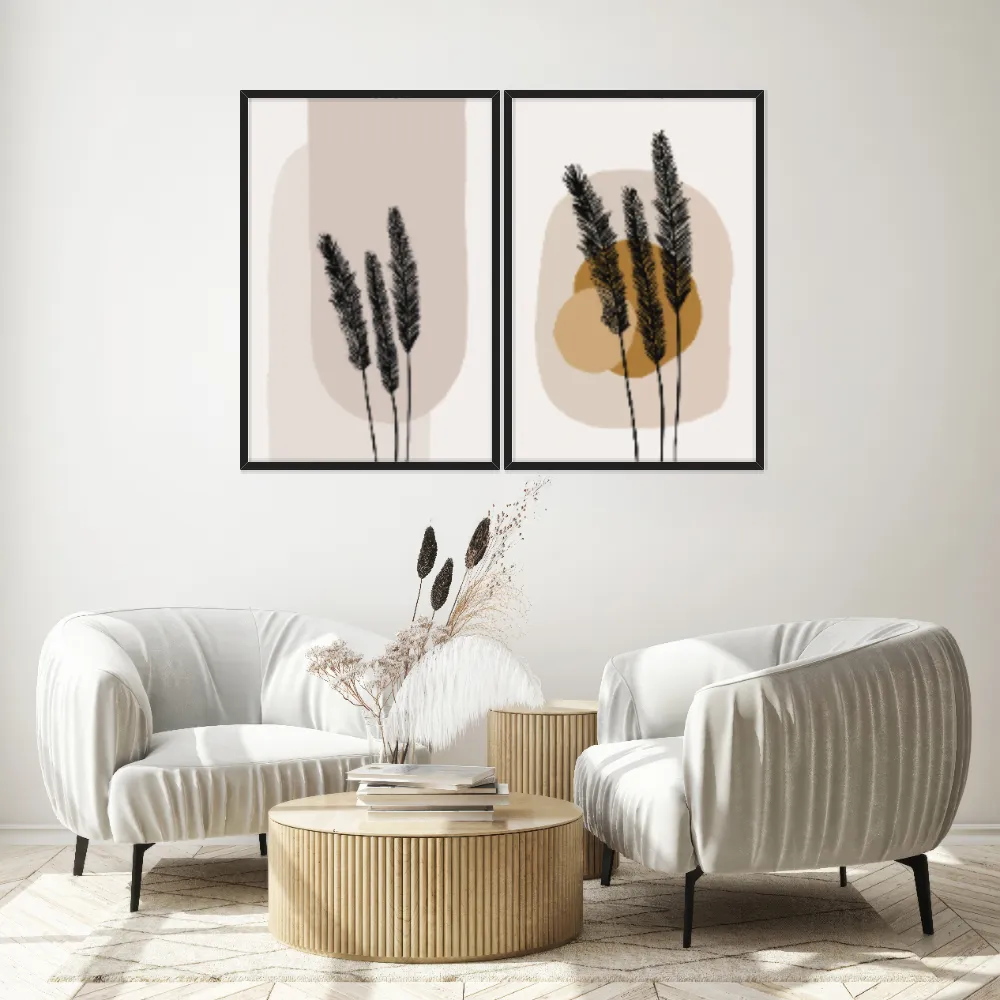 Kit Quadros Decorativos Tropical