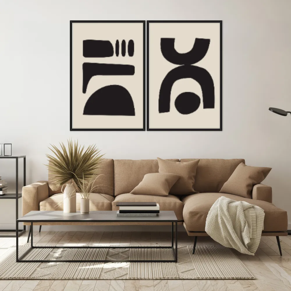 Kit Quadros Decorativos Formas