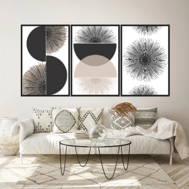 Kit Quadros Decorativos Minimalista