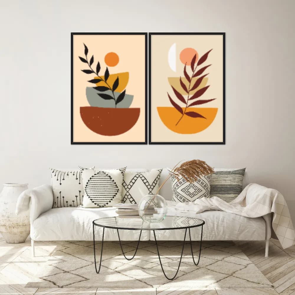 Kit Quadros Decorativos Tropical