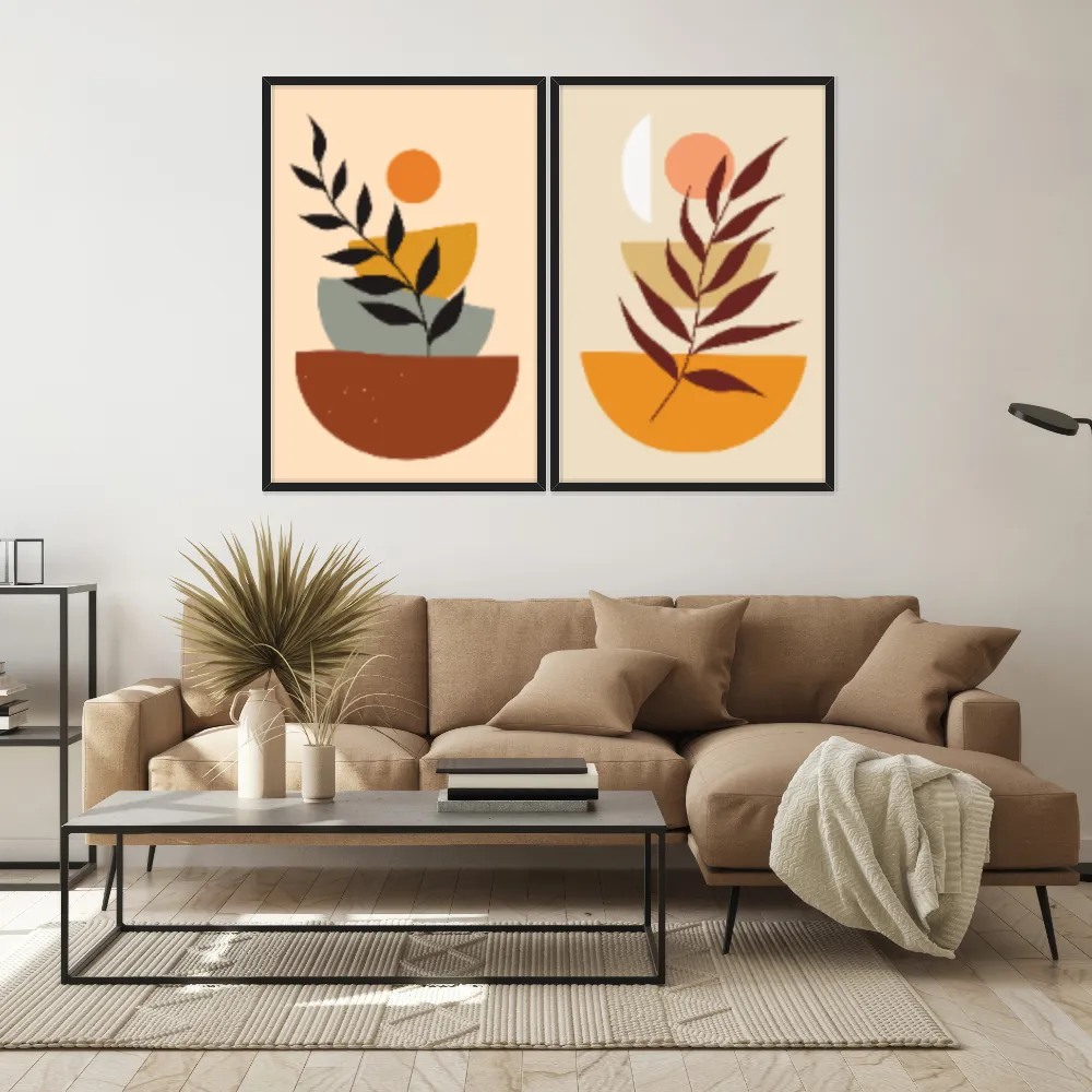 Kit Quadros Decorativos Tropical