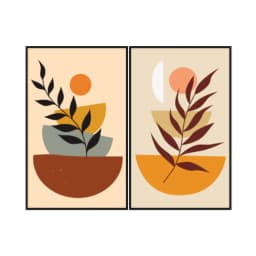 Kit Quadros Decorativos Tropical