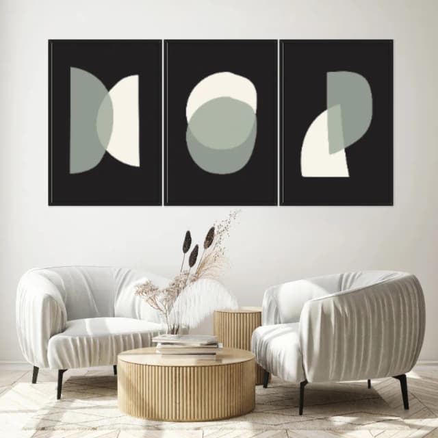 Kit Quadros Decorativos Orgânico