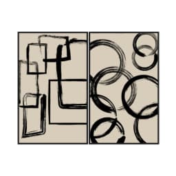 Kit Quadros Decorativos Minimalista