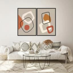 Kit Quadros Decorativos Minimalista