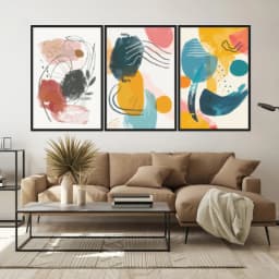 Kit Quadros Decorativos Minimalista