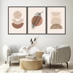 Kit Quadros Decorativos Boho