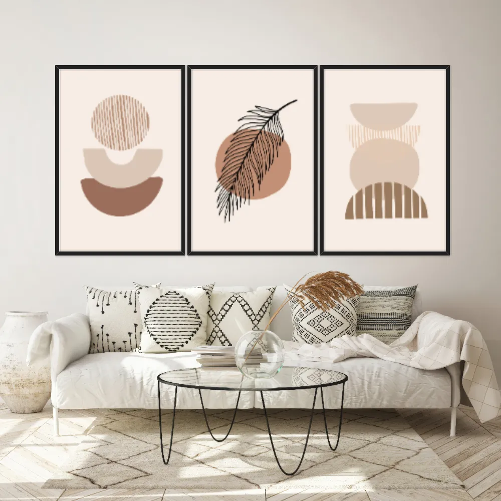 Kit Quadros Decorativos Boho