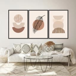Kit Quadros Decorativos Boho
