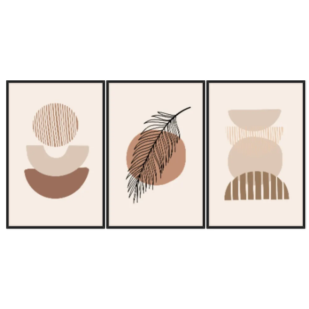 Kit Quadros Decorativos Boho