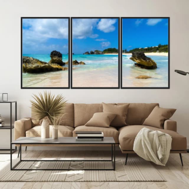 Kit Quadros Decorativos Praia