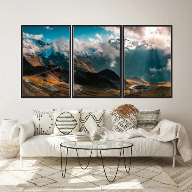 Kit Quadros Decorativos Estrada