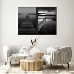 Kit Quadros Decorativos Passarela