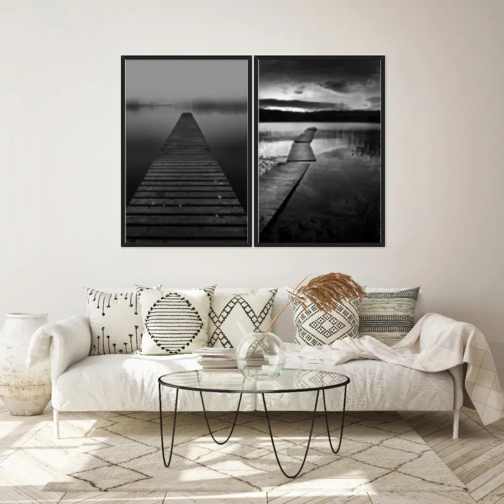 Kit Quadros Decorativos Passarela