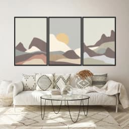Kit Quadros Decorativos Montanha