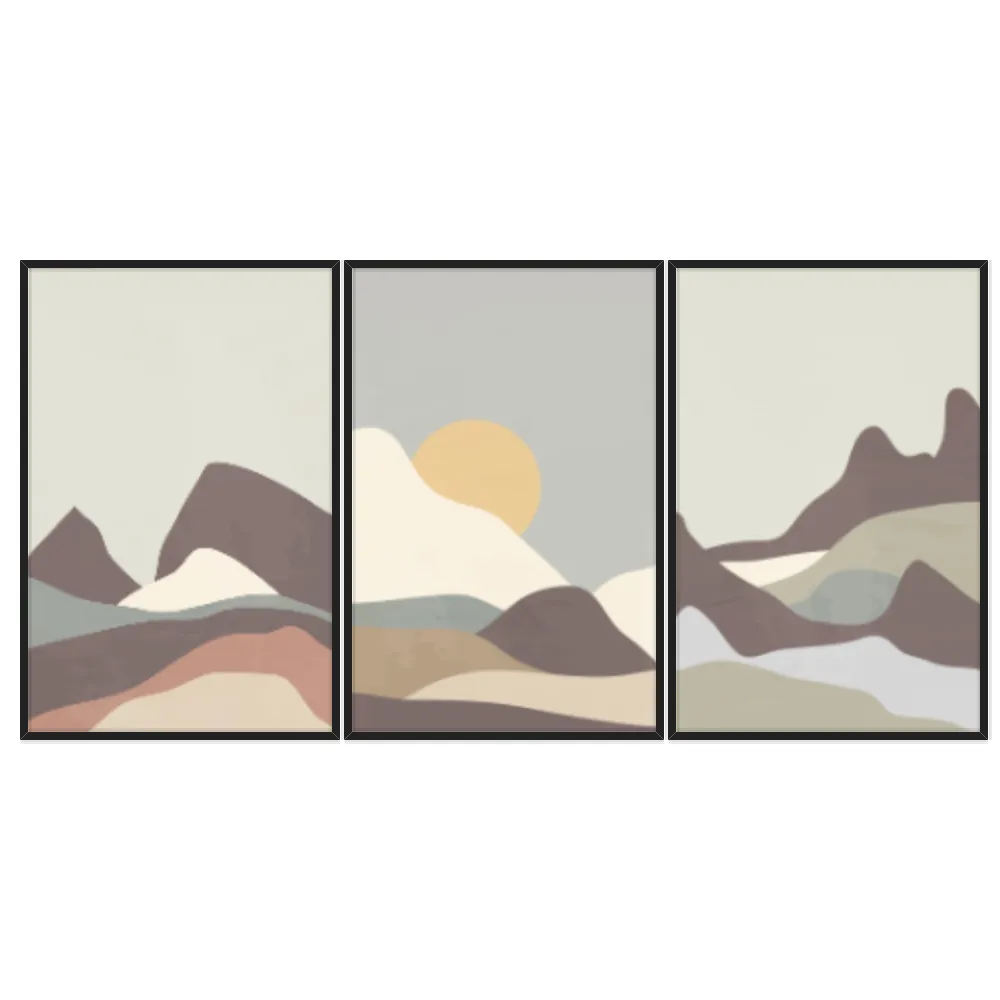 Kit Quadros Decorativos Montanha