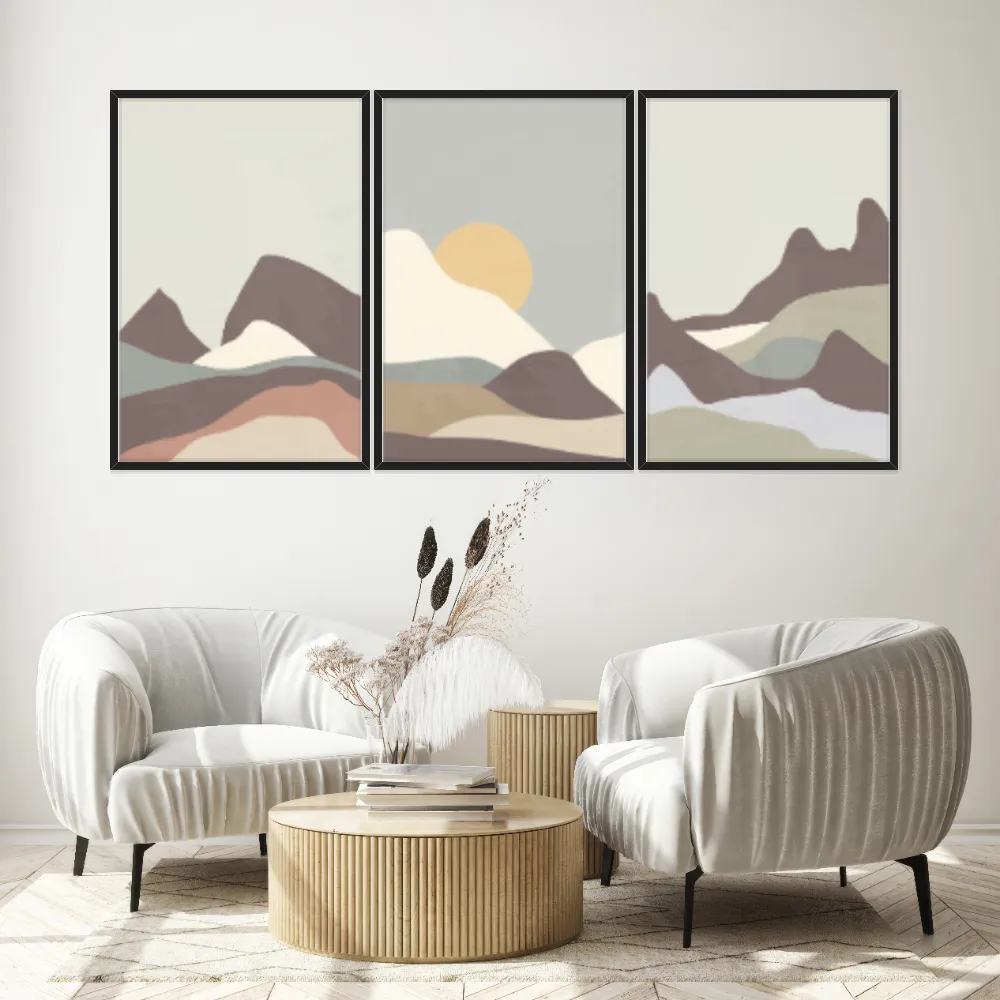 Kit Quadros Decorativos Montanha