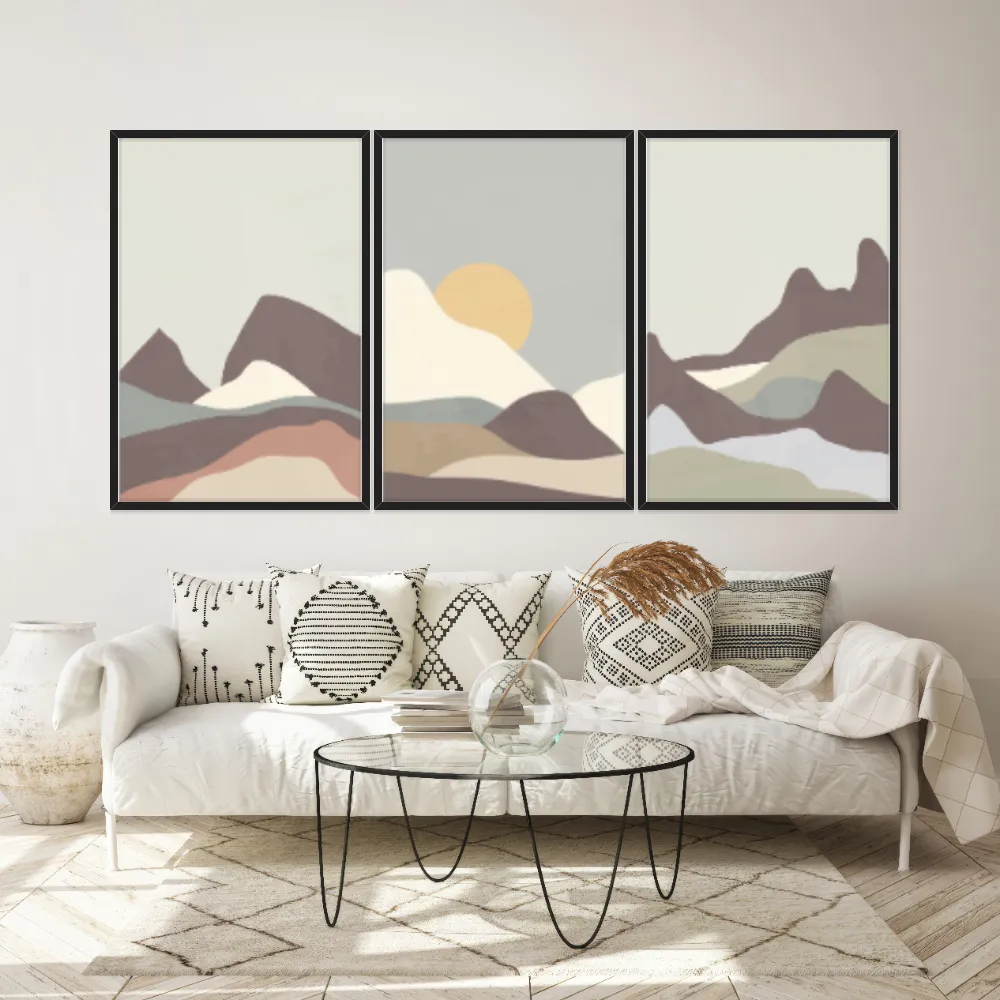 Kit Quadros Decorativos Montanha