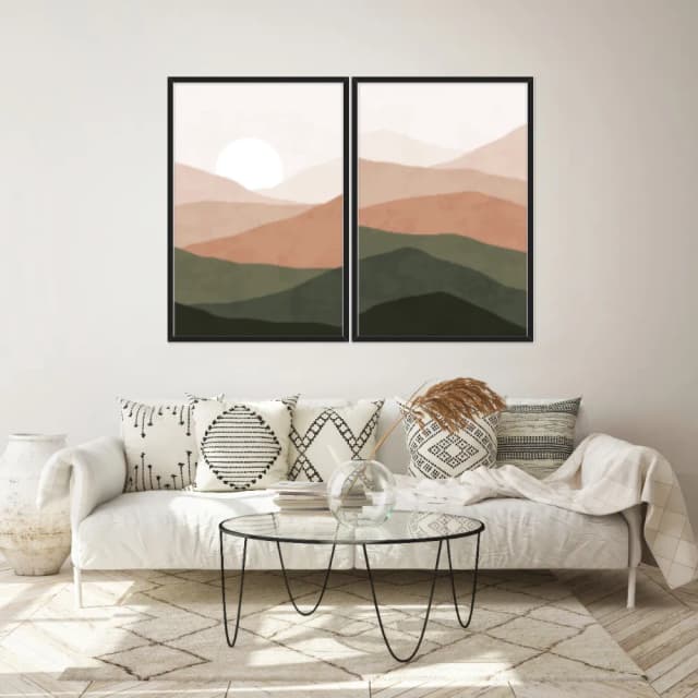 Kit Quadros Decorativos Montanha