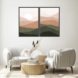 Kit Quadros Decorativos Montanha