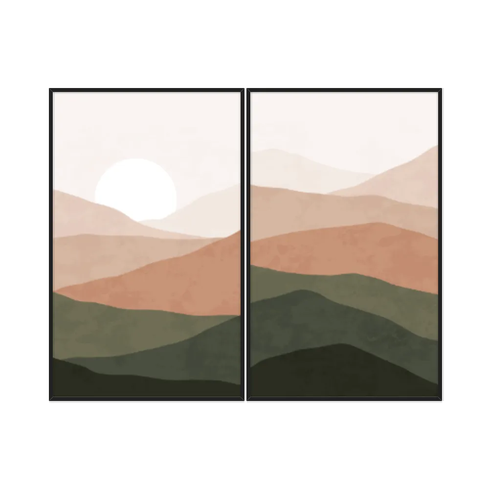 Kit Quadros Decorativos Montanha