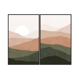 Kit Quadros Decorativos Montanha