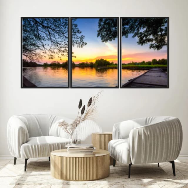 Kit Quadros Decorativos Passarela