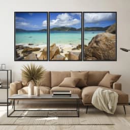 Kit Quadros Decorativos Praia