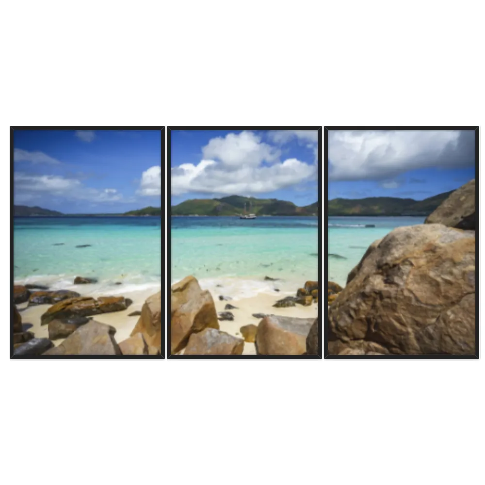 Kit Quadros Decorativos Praia