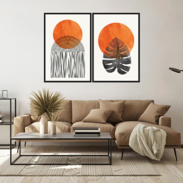 Kit Quadros Decorativos Tropical