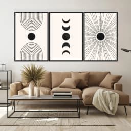 Kit Quadros Decorativos Boho