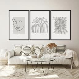 Kit Quadros Decorativos Minimalista