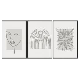 Kit Quadros Decorativos Minimalista