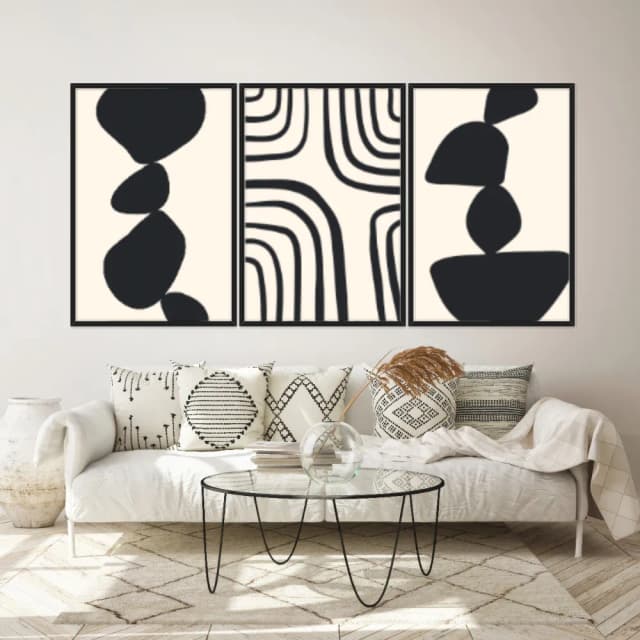 Kit Quadros Decorativos Formas