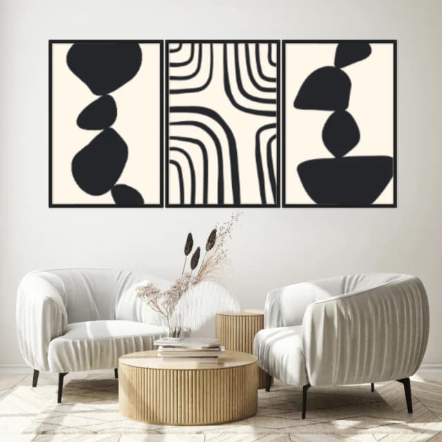 Kit Quadros Decorativos Formas