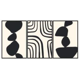 Kit Quadros Decorativos Formas