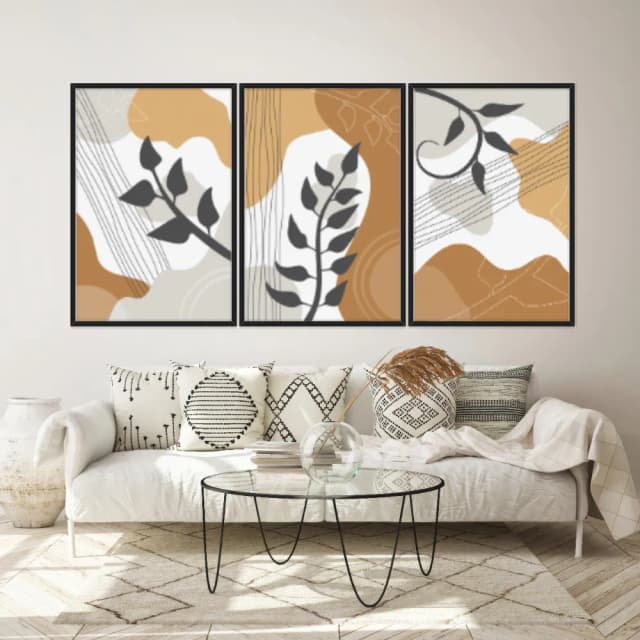 Kit Quadros Decorativos Boho