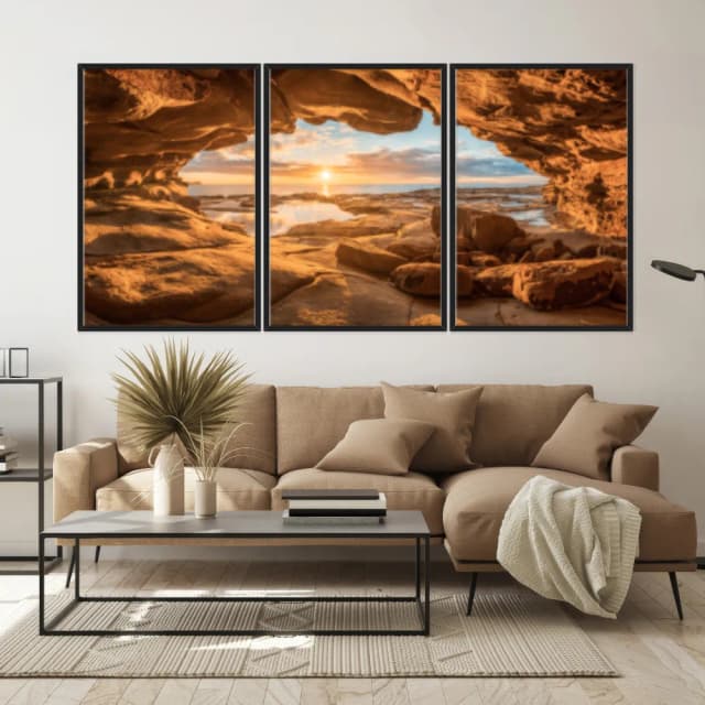 Kit Quadros Decorativos Caverna