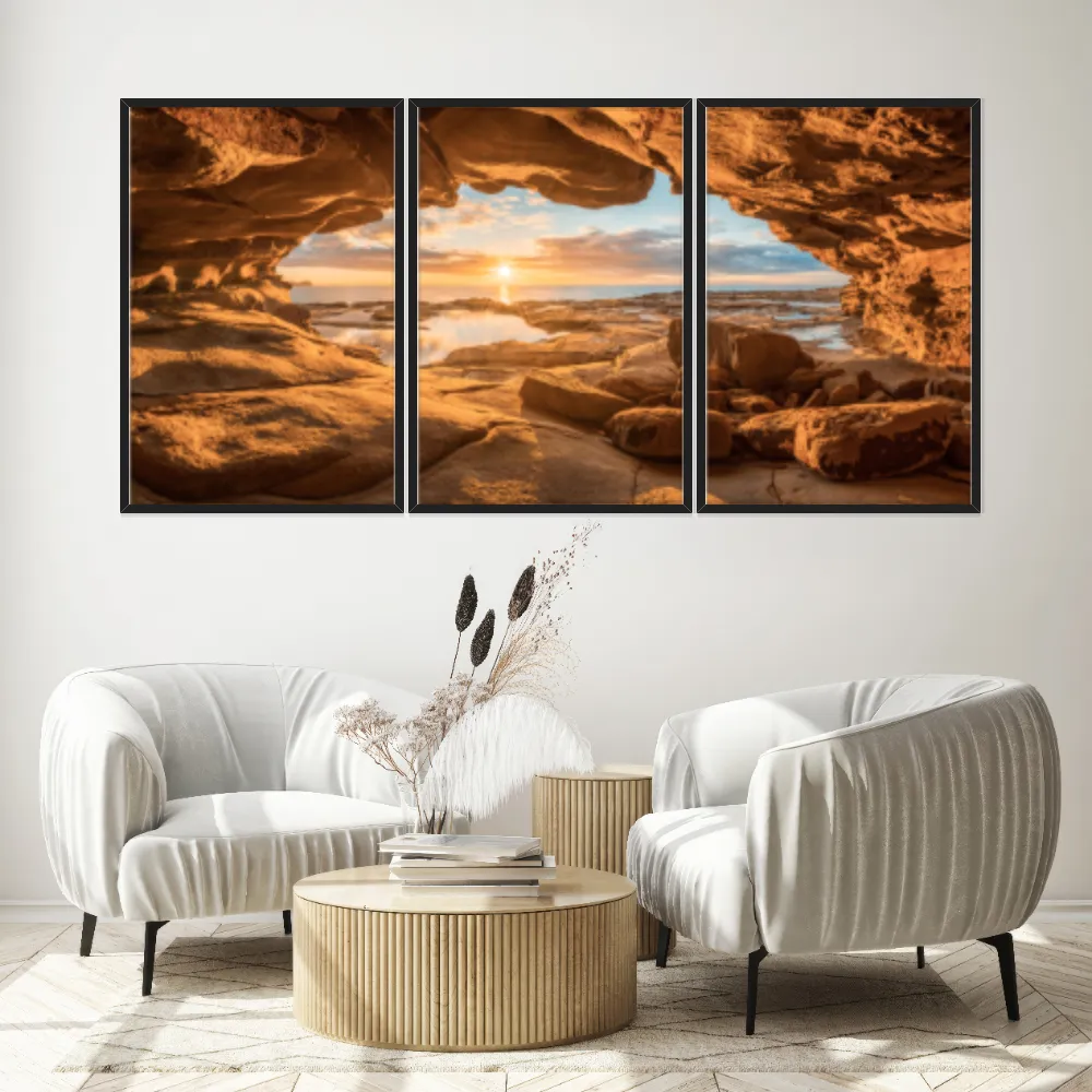 Kit Quadros Decorativos Caverna